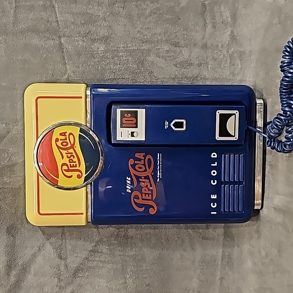 Vintage Pepsi- Cola Telephone Vending Machine 1990's Retro